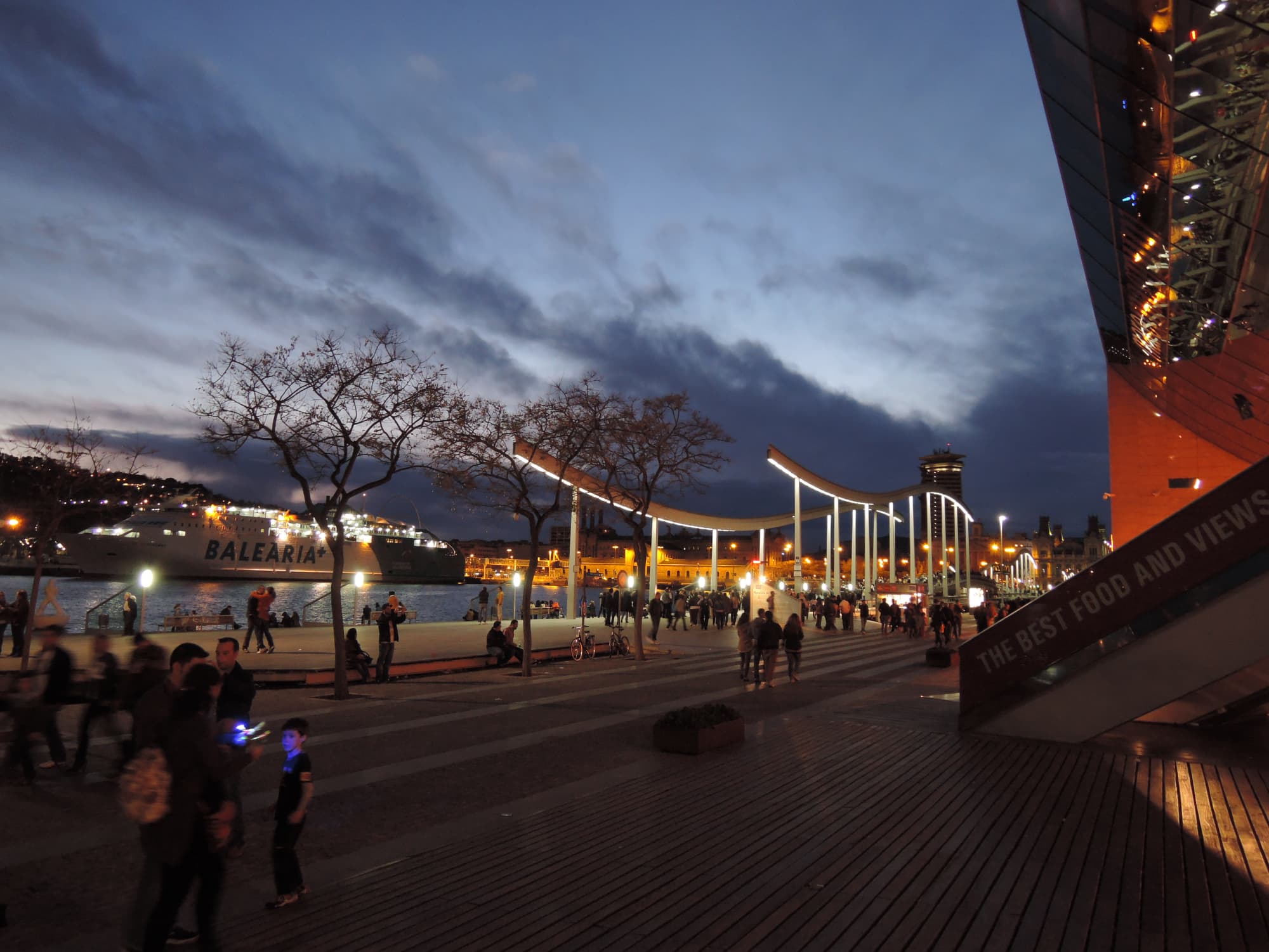 Port Vella in Barcelona