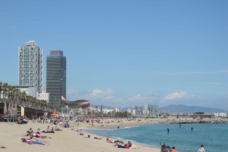 Die wichtigsten Sehenswürdigkeiten in Barcelona in 3 Tagen erleben Strand in Barcelona - Sehenswürdigkeiten in Barcelona