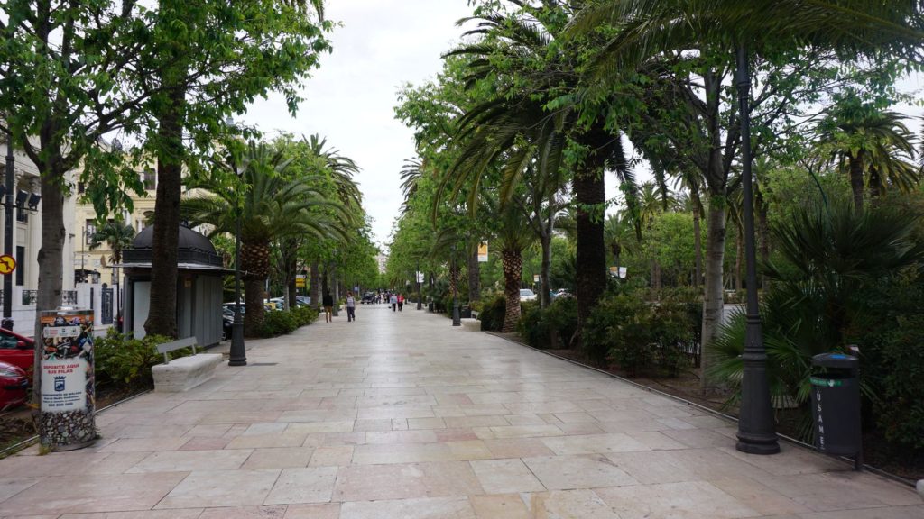 Rundreise Andalusien Malaga Stadtpark