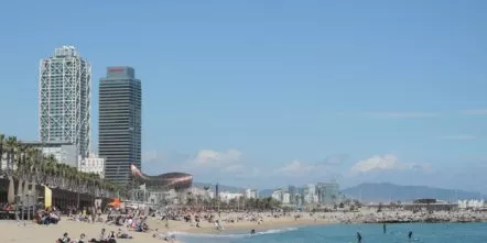 Strand in Barcelona Strand in Barcelona - Sehenswürdigkeiten in Barcelona