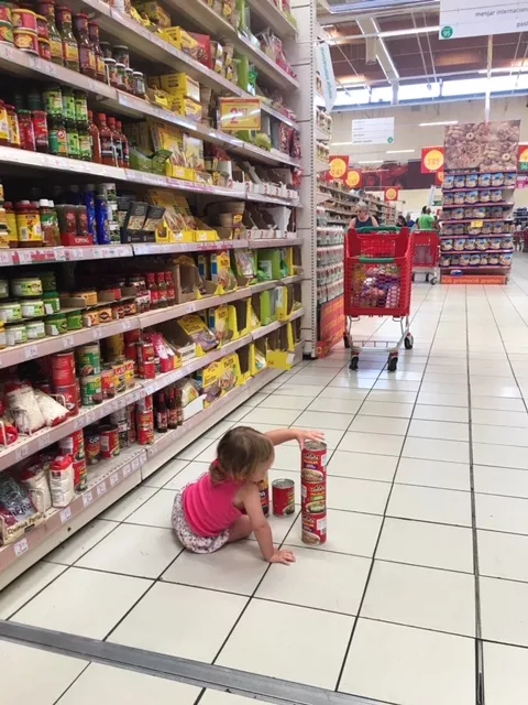 Auswandern nach Spanien-Supermarkt in Barcelona