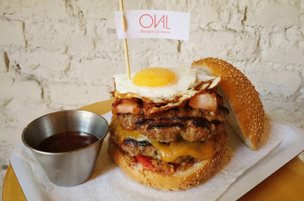 oval burger oval burger