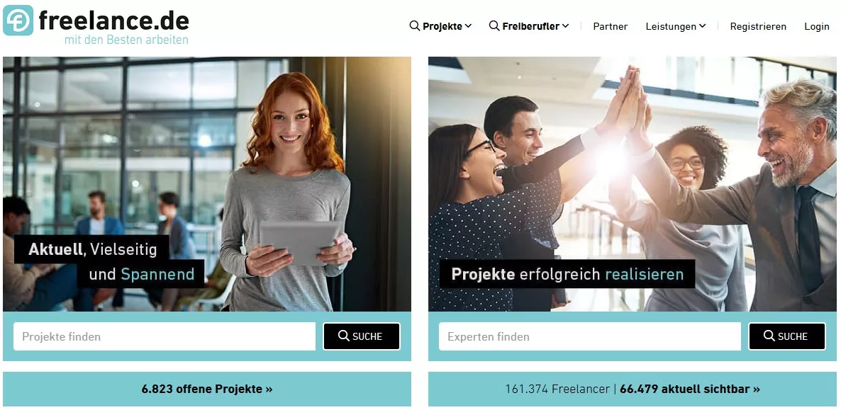 Freelance.de - beste freelancer Jobs